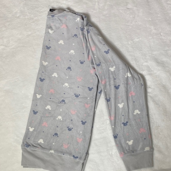 Disney Gray Mickey Mouse Patterned Women Crewneck Sweater - Picture 3 of 4